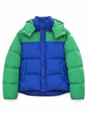 Supreme リバーシブル ダウンジャケット ボーダー - メルカリ