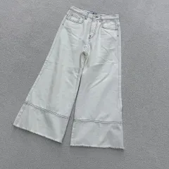 38 MSGM クロップド フレア デニムパンツ 0414Eのサムネイル