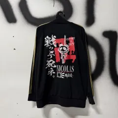 United Athle BIG プリンティング ゴルゴム ツーウェイ ジップアップ ジャージ ジャケット