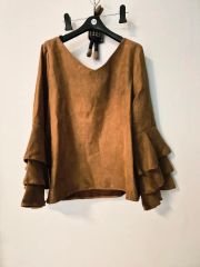 border waffle undulate frill tops - メルカリ