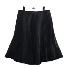 ヴィンテージ アバンギャルド プリーツ ブラック スカート