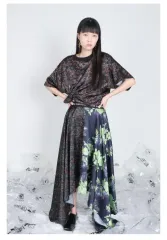 (セン トー) FABRIC BLOCKING SKIRT (新商品)