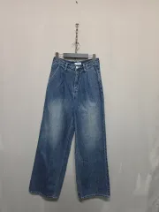 SSUMJ デニム ワイド パンツ