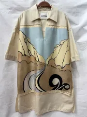 Jil Sander ジルサンダー 20SS コレクション シャツワンピース シャツ ロング丈 36サイズ (正規品)
