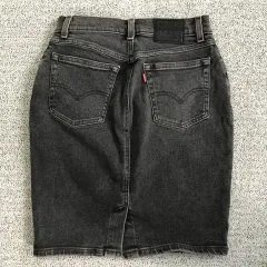 リーバイス ブラックデニム スカート