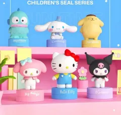 サンリオ 正規品 フィギュア スタンプ (ハローキティ、クロミ、ポムポムプリン、シナモロール)