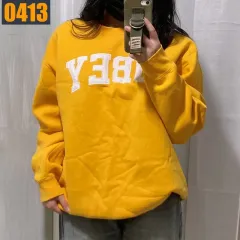 100 OBEY オベイ ストリート 黄 スウェットTシャツ Lのサムネイル