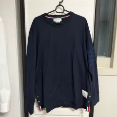 トム・ブラウン ネイビー 3本線 長袖 Tシャツ 100-105のサムネイル