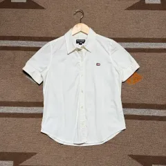 ポロジーンズ ラルフローレン レディース 星条旗 半袖シャツ 90 白