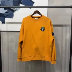(105) ゴールデンベア ゴルフ スポーツ 刺繍 ワッペン 起毛 スウェット 長袖 Tシャツ