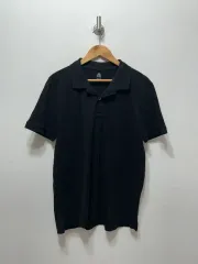 ブラック 半袖 ポロTシャツ 110