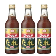 青森の味！ 【混濁タイプ】スタミナ源たれ ゴールド中辛 410g 3本セットのサムネイル