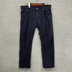 リーバイス 502 ホワイトタブ 秋 ストレッチ デニム ブラックデニム 32インチ A09077