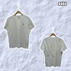 L アミ ハート ロゴ 刺繍 半袖 Tシャツのサムネイル