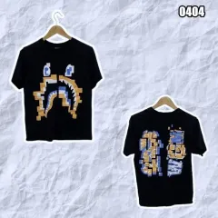 M ベイプ デジタル シャーク ラウンド Tシャツ ブラック
