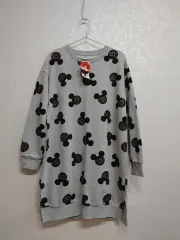 新品) ディズニー ミッキーマウス 起毛 ロング スウェット ONE PIECE