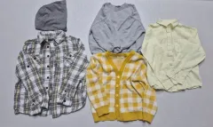 子供服セット（シャツ、カーディガン、スウェットなど）