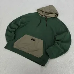 アディダス グリーン/ベージュ フーディー