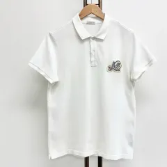 M モンクレール ダブルワッペン pk カラーTシャツ