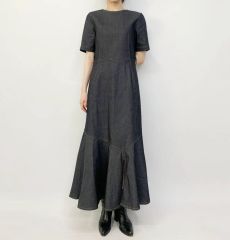 本日限り！超美品】allureville デニムワンピース ベルト付き - メルカリ