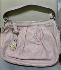 新品☆GUCCI、ダブルGゴールドロゴ、ワンショルバッグ - メルカリ