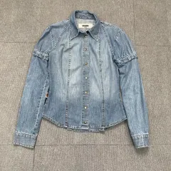 00s MOSCHINO モスキーノ ヴィンテージ デニム ブラウス シャツ sのサムネイル