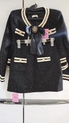 33】中古美品ESCADA ツイードスカートセットアップ 黒グレー38 - メルカリ