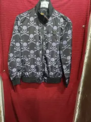 PHILIPP PLEIN(フィリッププレイン) ドクロ パータン レイン ウィンドブレーカー ブラックのサムネイル