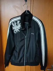 FILA フィラ ブラック トラック ジャケット