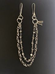 GRANCY】カラビナデザインレイヤリングウォレットチェーン - メルカリ