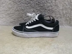 240 VANS オールドスクール ブラック スニーカー 中古 靴