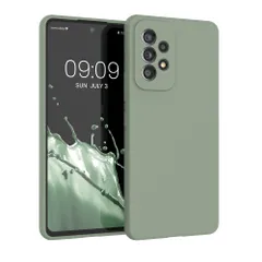 kwmobile スマホケース Samsung Galaxy A53 5G対応 ケース - TPU リキッド シリコン カバー - 耐衝撃 傷防止 サラサラ Case