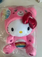 ハローキティ ケアベア ピンク ぬいぐるみ コラボ