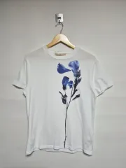 ゴールデングースGOLDEN GOOSE フラワー 白 Tシャツ - T119のサムネイル
