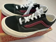 VANS バンズ vans style36 グリーン/レッド US7 UK4 5(235 240)