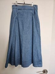 Ground Y ヨウジヤマモト デニム プリーツ ラップスカート 24S/S
