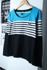 W(XL) ポロラルフローレン 長袖Tシャツ ストライプ カラーミックス -18204