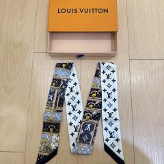 LOUIS VUITTON モノグラム スカーフ バンドー マルチカラー 黒 - メルカリ