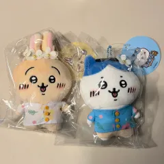 (まとめ 未開封) ちいかわ 旅行 マスコット キーホルダー - うさぎ ハチワレ