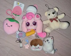 ミニキーホルダーぬいぐるみ・うさぎ・ぬい・まとめ・CHUU・Ping・ゴー・猫・クマ・リング・羊・IN・トゥー・版・下