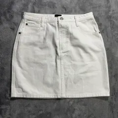 Lee 白ミニスカート