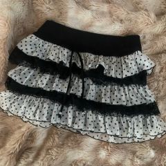 【nit alcove】ILLIT着用 ドット柄 レースフリル パンツ 韓国 nit alcove】ILLIT着用 ドット柄 レースフリル パンツ 韓国 - メルカリ