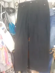 ブラック ワイド デニム パンツ ウエスト 92