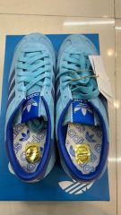 美USED 使用2回adidas x Gucci サンダル ブルー×ホワイト - メルカリ