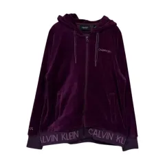 カルバン・クライン ツアーベルベット トレーナー WHO ジップアップ PURPLE L (w)のサムネイル