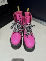 DR. MARTENS JADON ピンク フラットフォーム ブーツ UK3 (230-240)