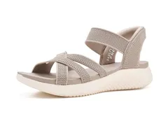 スケッチャーズ レディース シューズ サンダル SKECHERS Ultra Flex 30 Sandal Forever Better Hands Free SlipIns Taupe トープ