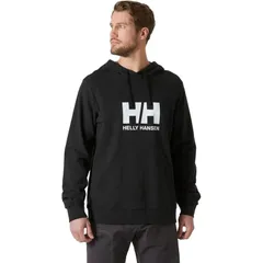 ヘリーハンセン メンズ アウター パーカー・スウェット ロゴ Helly Hansen Logo Hoodie 20 Mens Black ブラックのサムネイル