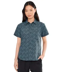マーモット レディース トップス シャツ Marmot AirExchange Novelty Short Sleeve ShirtWo Blackened Gardeのサムネイル