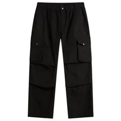 スノーピーク メンズ ボトムス カジュアルパンツ Snow Peak Light Dobby Cloth Trousers Black ブラックのサムネイル